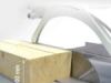 Casolin Astra 500 panelsaw cutting a 200mm thick timber beam with circular blade
