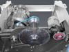Robland Z400 panelsaw machine showing circular saw blade and motor assembly