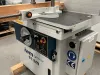 IWM Soukup ST-SM spindle moulder with sliding table on a wooden pallet in a workshop