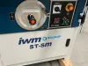 IWM Soukup ST-SM spindle moulder control panel showing spindle switch, emergency stop button, and FR 2000 display unit