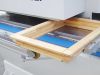 A pine timber window frame being processed on a Soukup Crafter CNC window machining centre