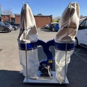 Used 2 Bag Charnwood W692 3hp Double Bag Dust Extractor - Image 3