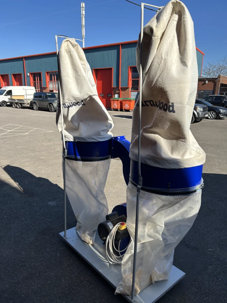 Used 2 Bag Charnwood W692 3hp Double Bag Dust Extractor - Image 4