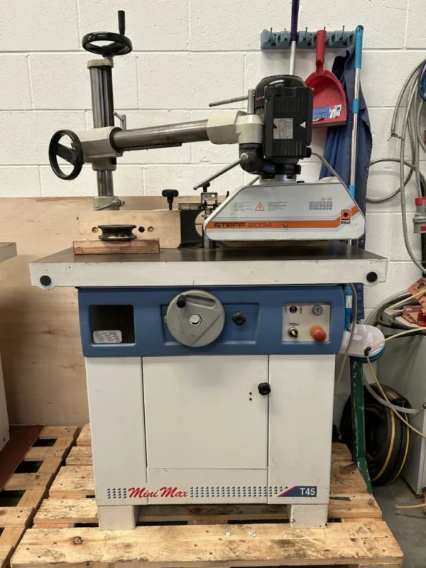 Used Mini Max T45 Spindle Moulder with Power Feed