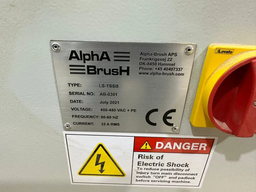 Used Alpha Brush LS Brush Sander - Image 9